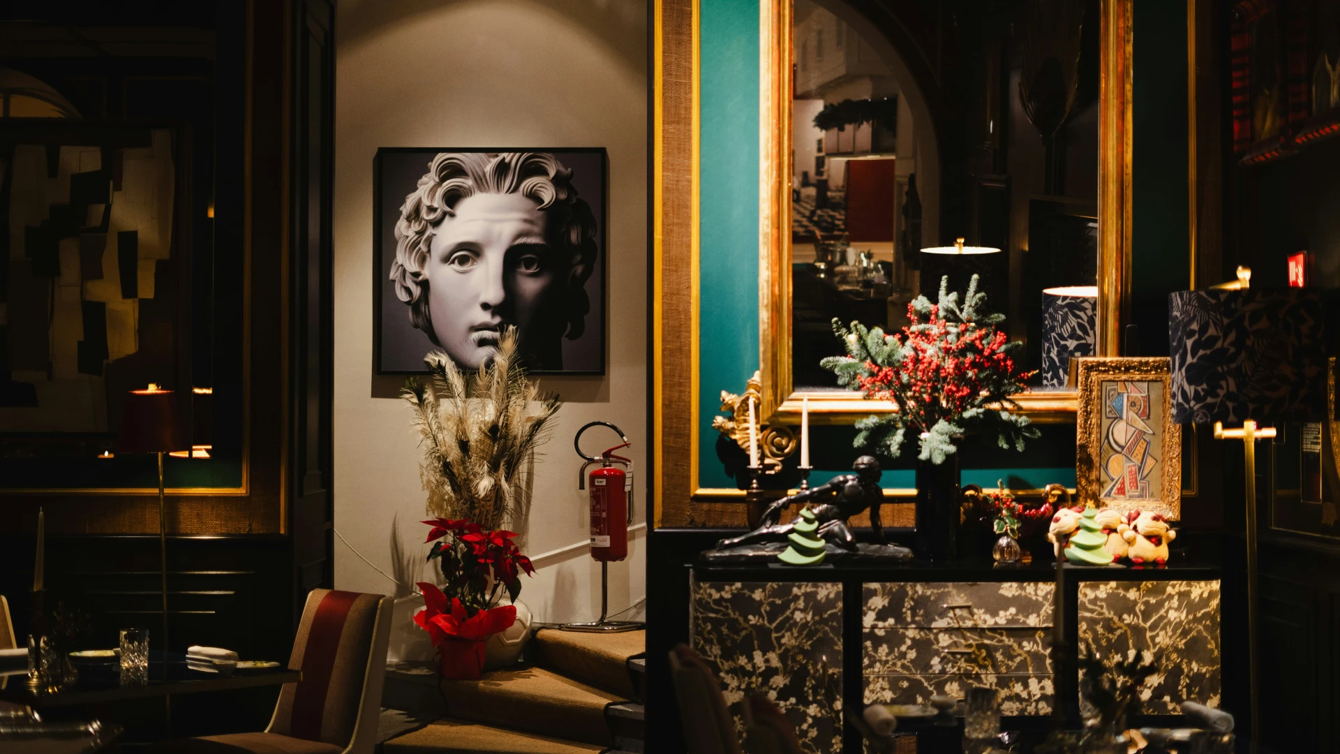 Lobby eines Boutique Hotels